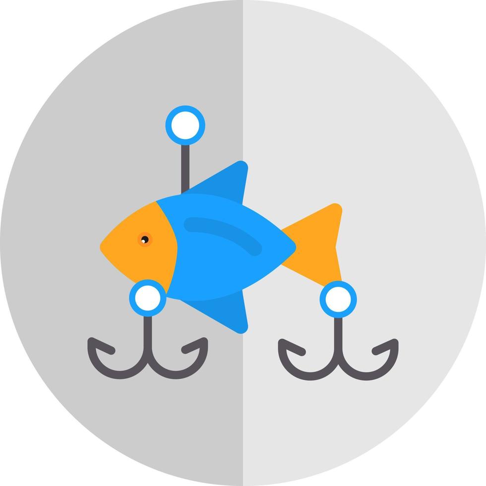 diseño de icono de vector de cebos de pesca