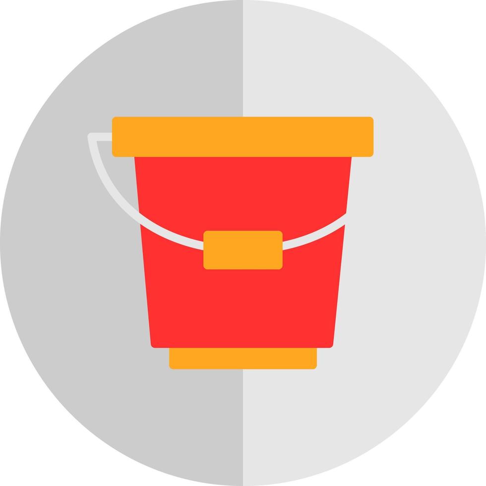 Bucket Vector Icon Design