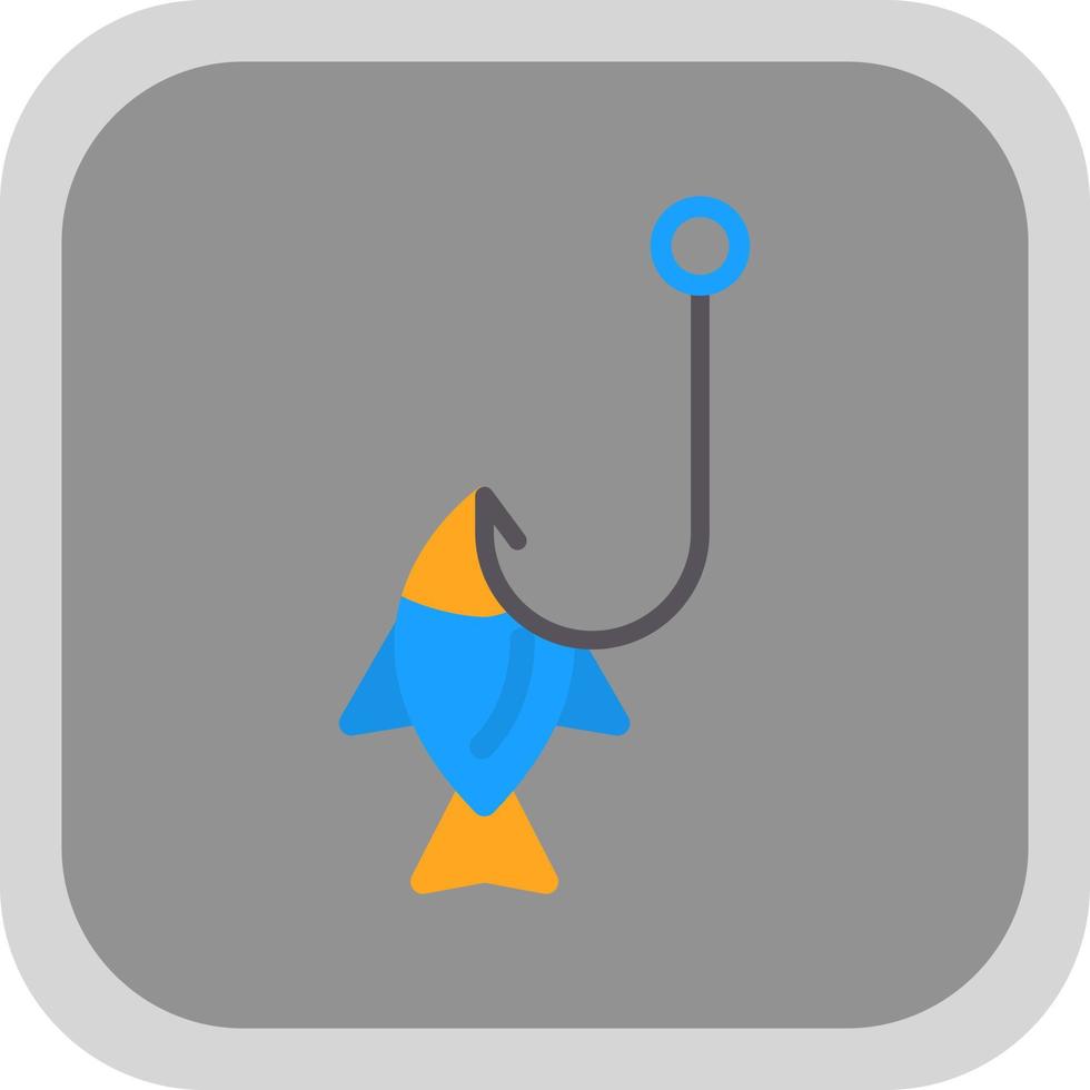 Fishing Hook Vector Icon Design