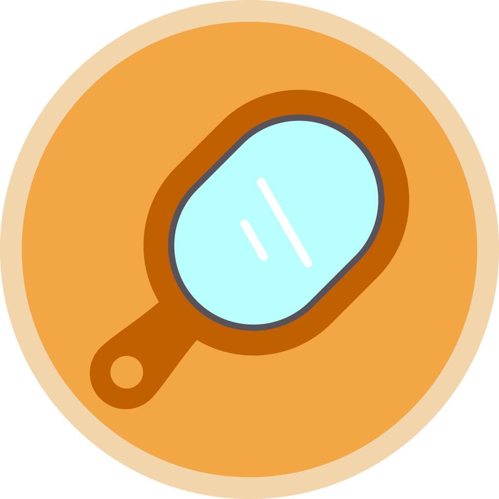 Hand Mirror Vector Icon Design