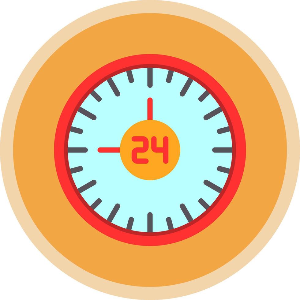 24h Vector Icon Design