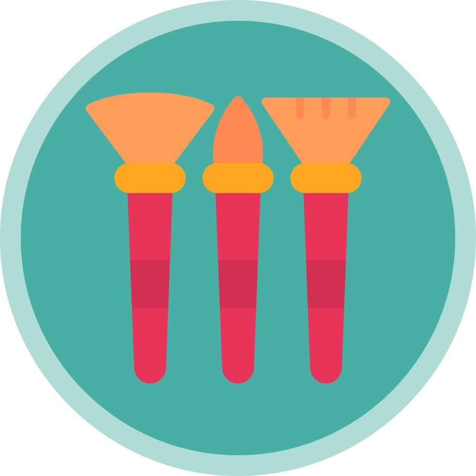 diseño de icono de vector de pinceles de maquillaje