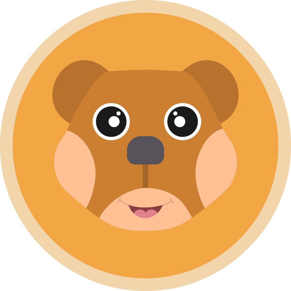 Bear Vector Icon Design