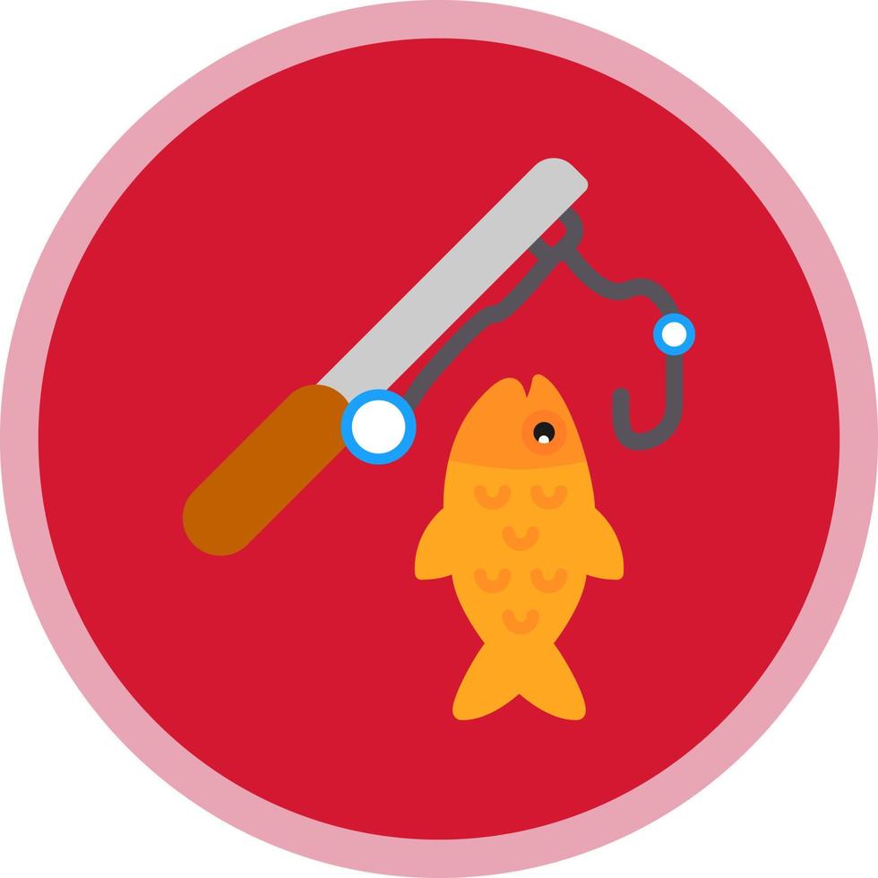 diseño de icono de vector de pesca