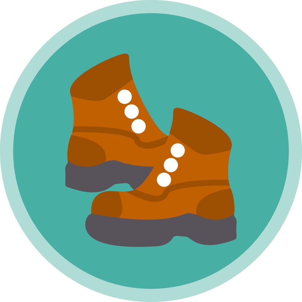 diseño de icono de vector de botas