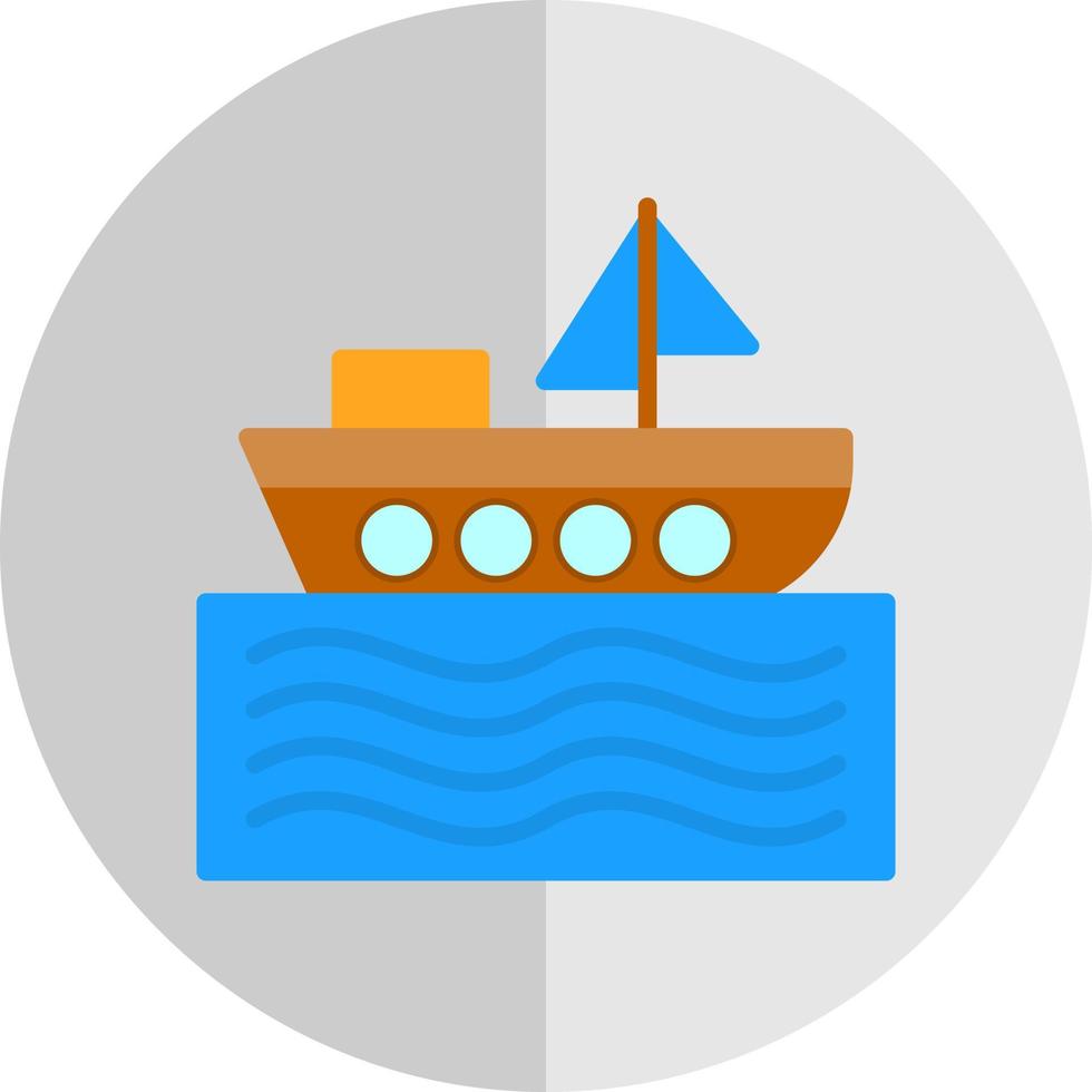 Boat Vector Icon Design