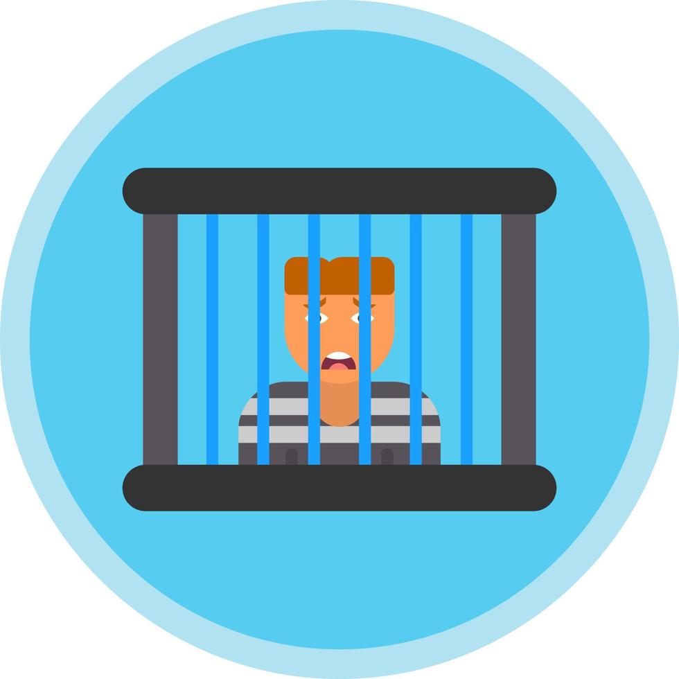 Prisoner Vector Icon Design