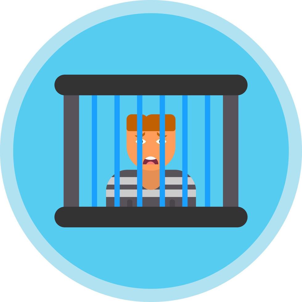 Prisoner Vector Icon Design