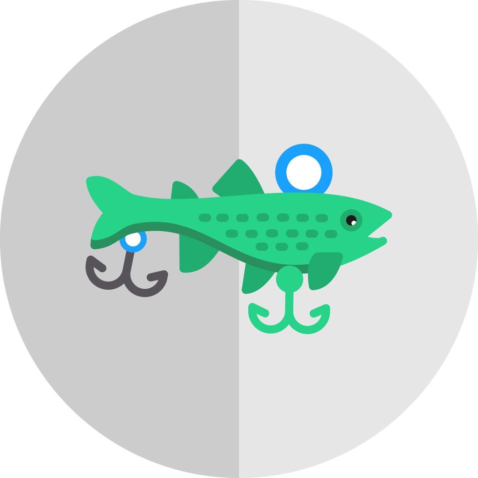 diseño de icono de vector de cebos de pesca