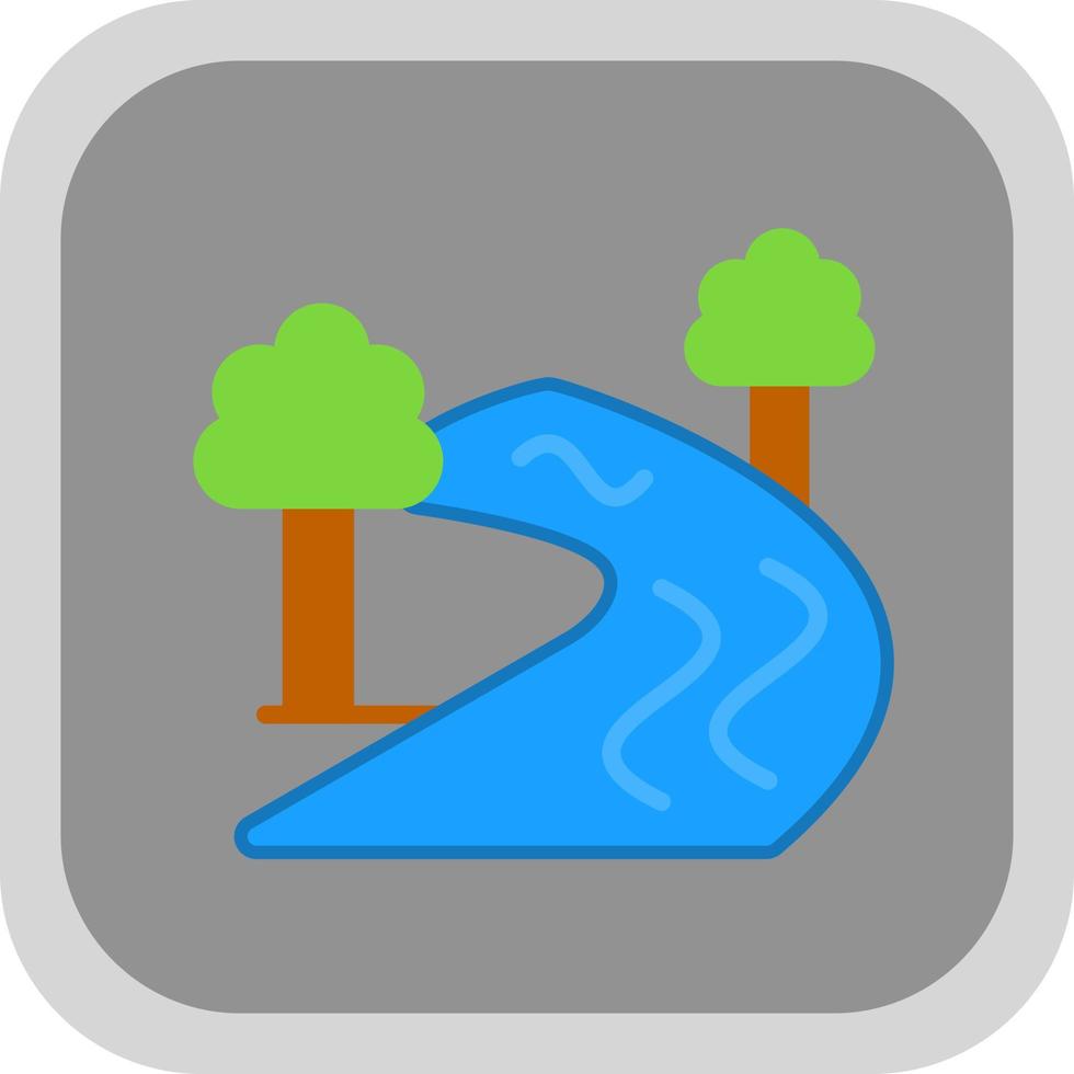 River Sign Vector Icon Design