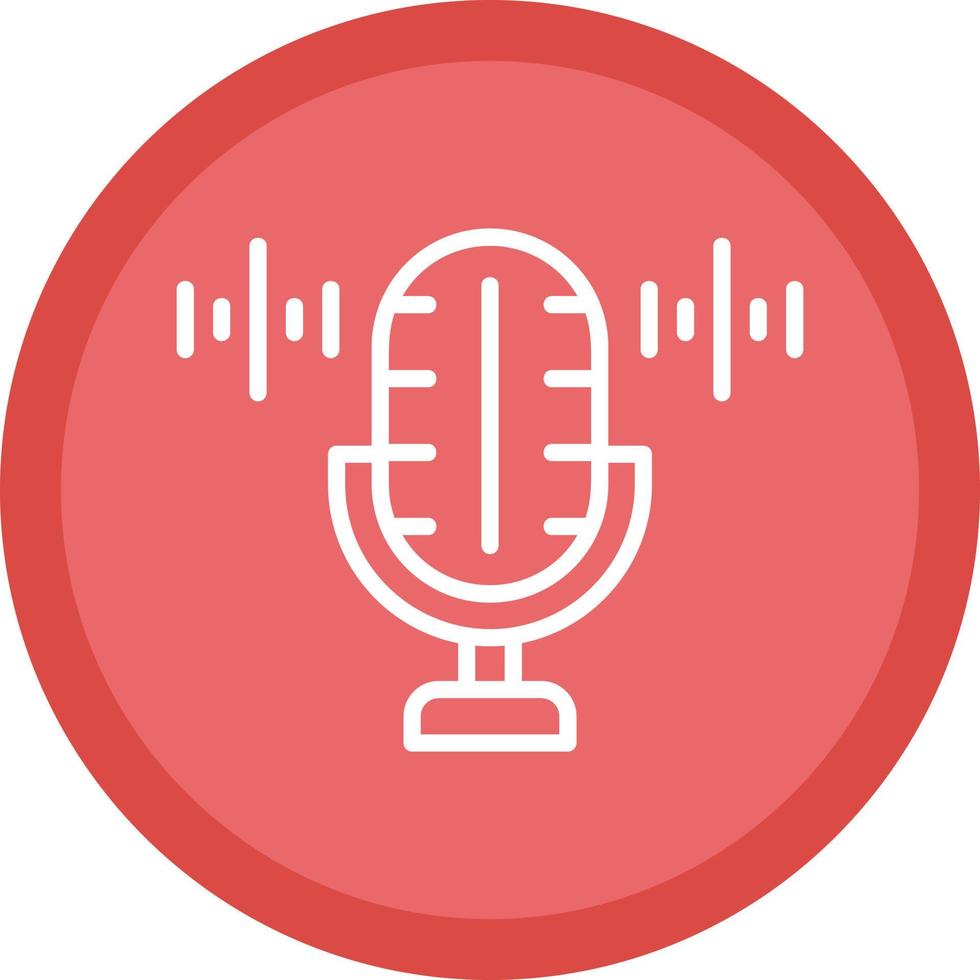 Voice Recorder Vector Icon Design