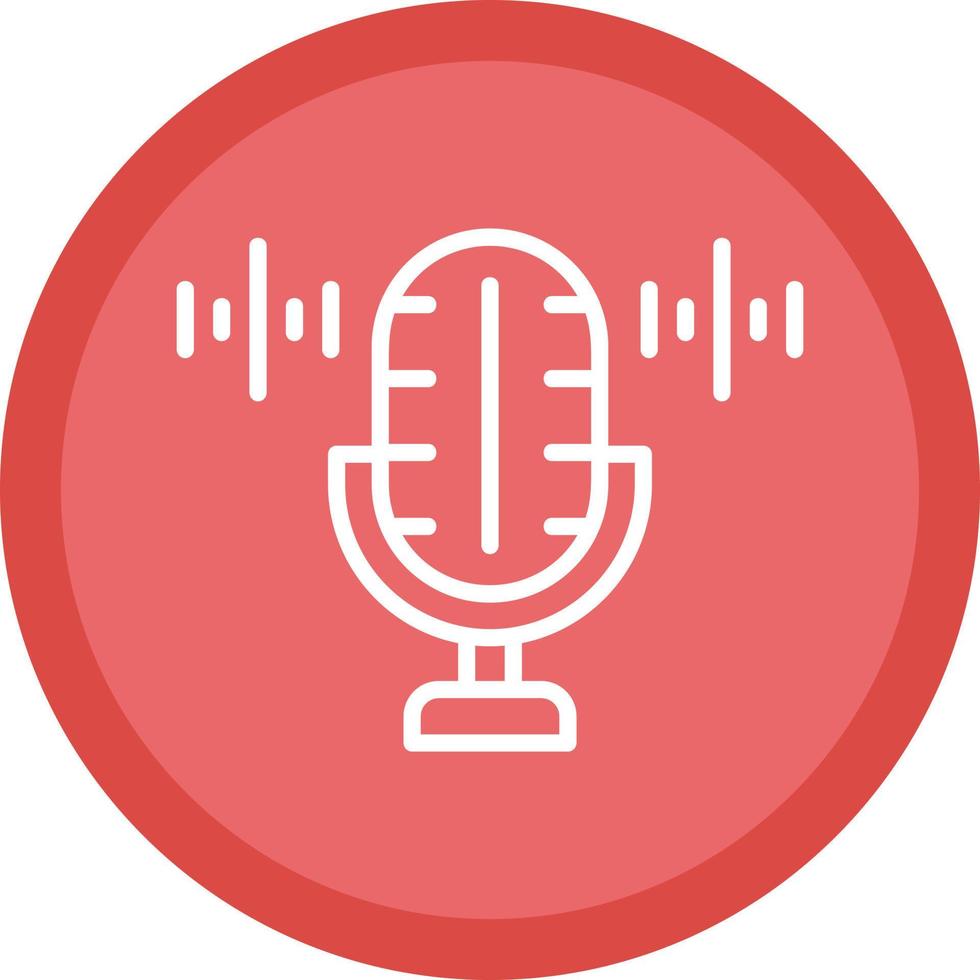 Voice Recorder Vector Icon Design