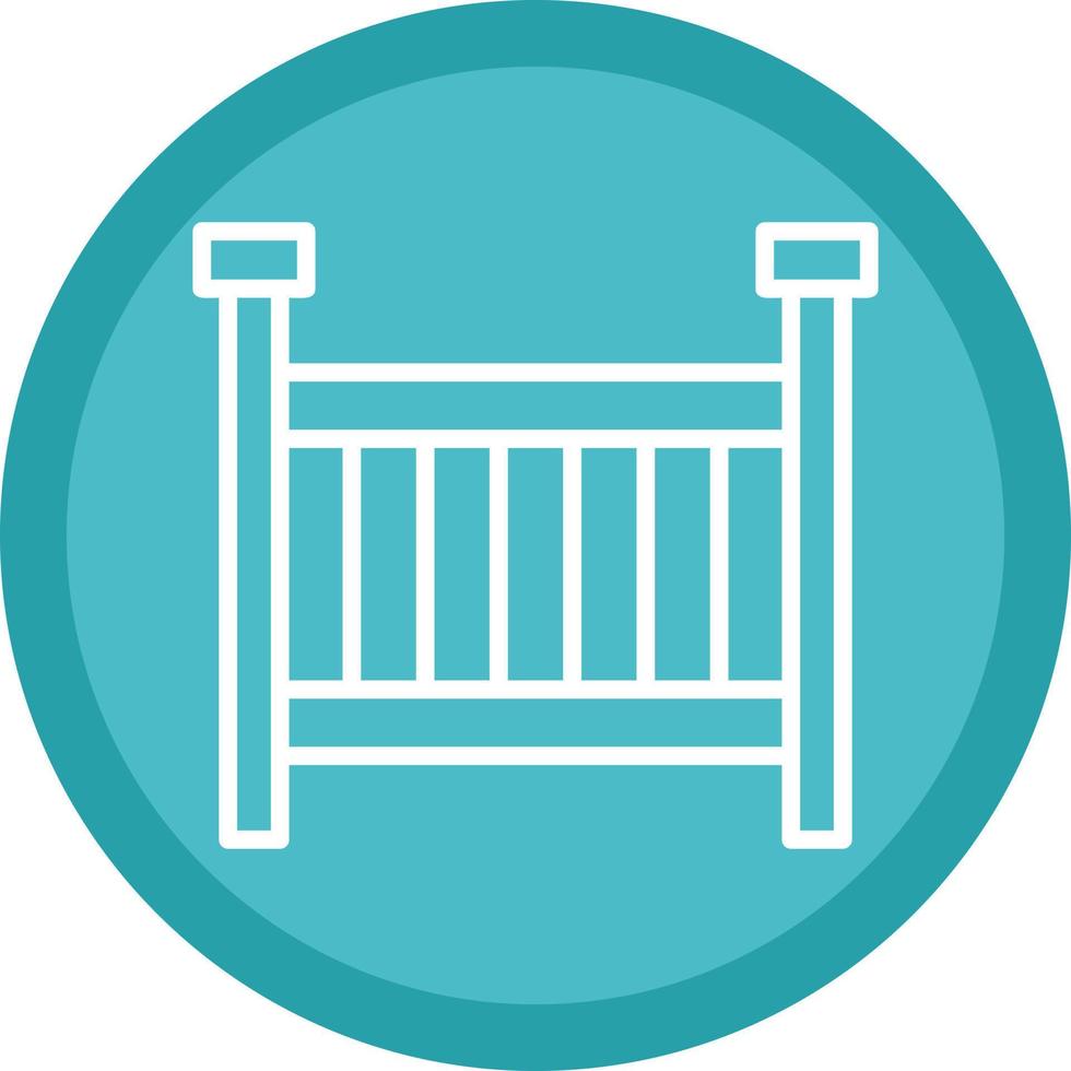 Crib Vector Icon Design