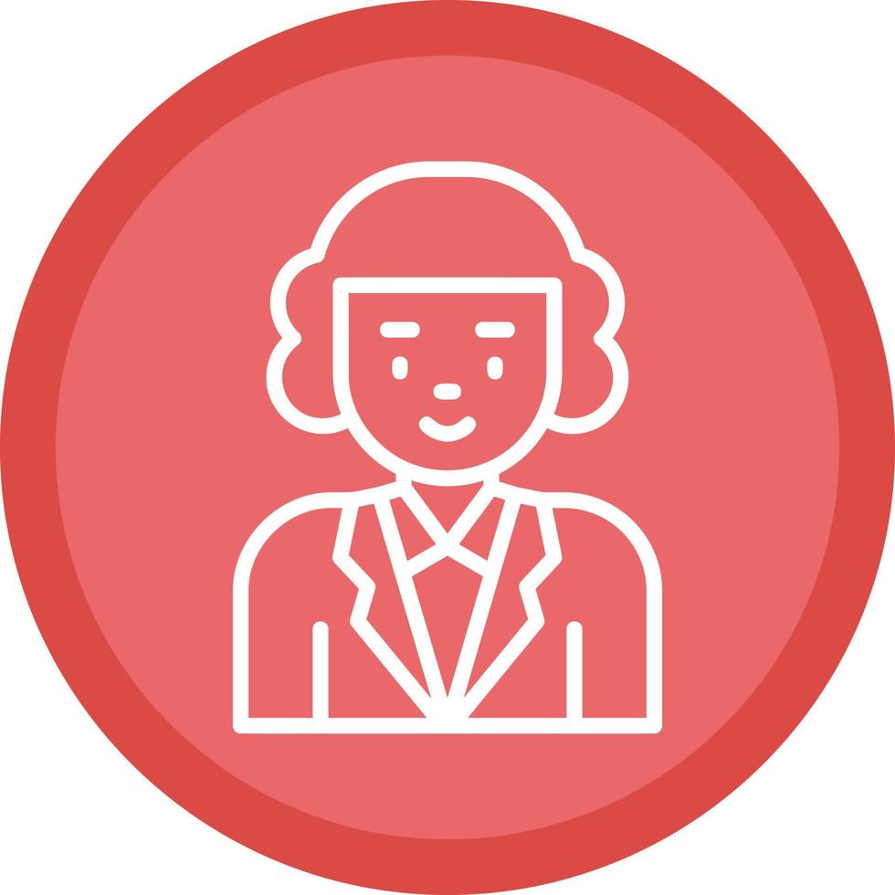 Judge Vector Icon Design