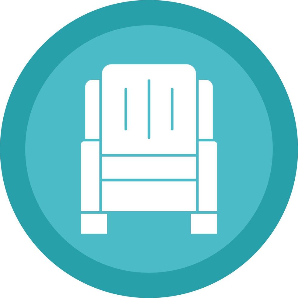 Armchair Vector Icon Design