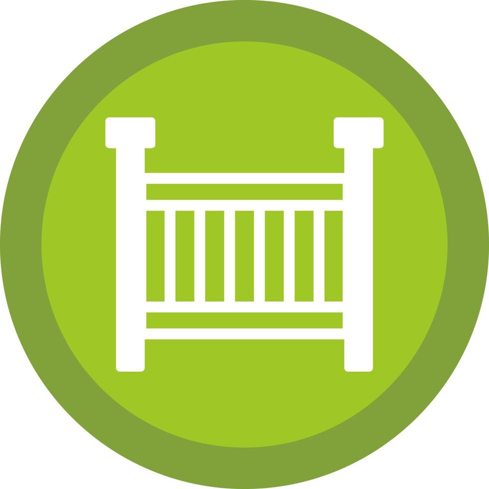 Crib Vector Icon Design