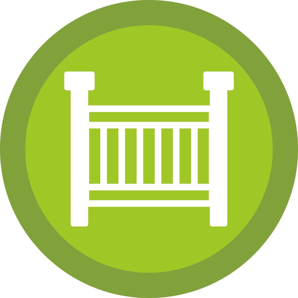 Crib Vector Icon Design