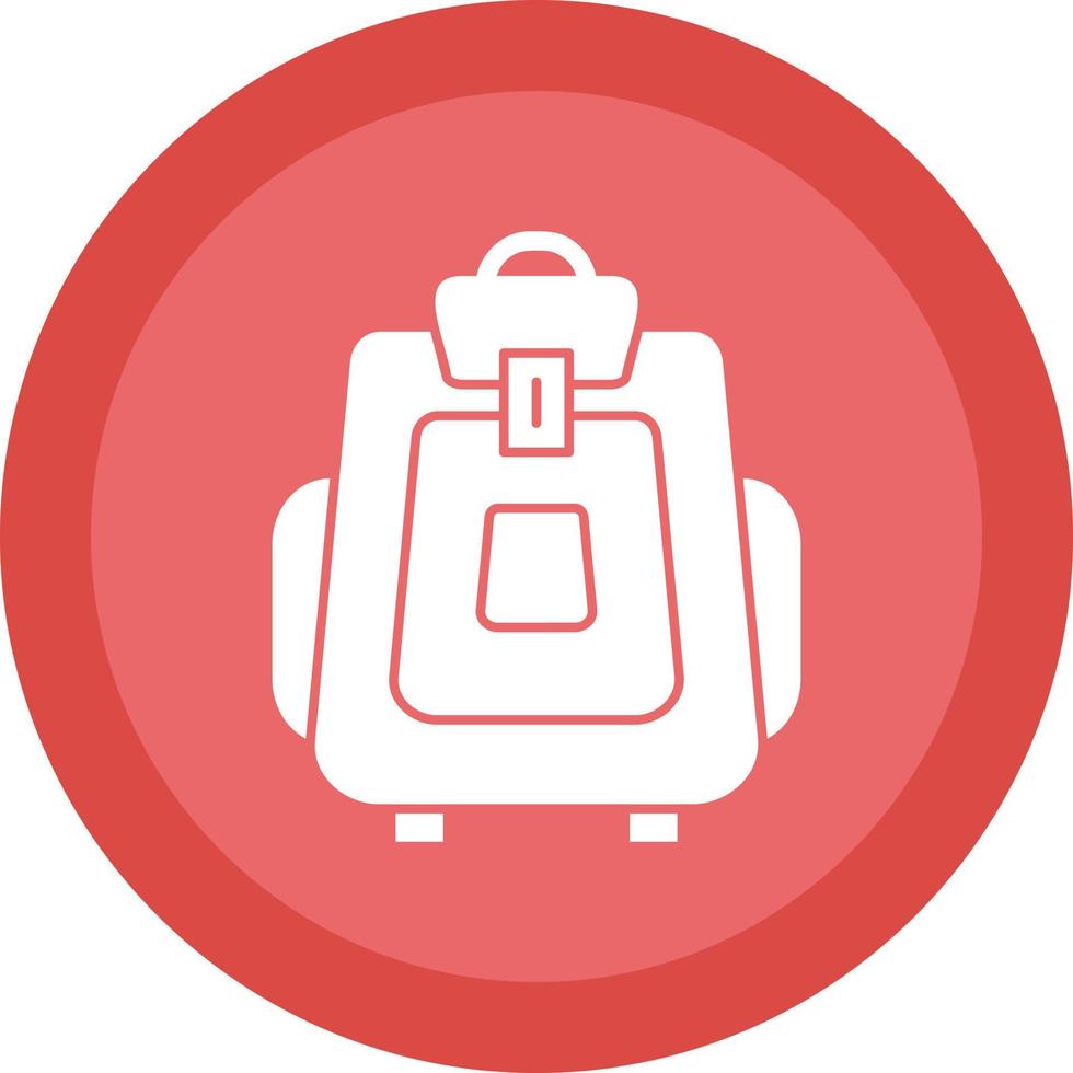 Backpack Vector Icon Design