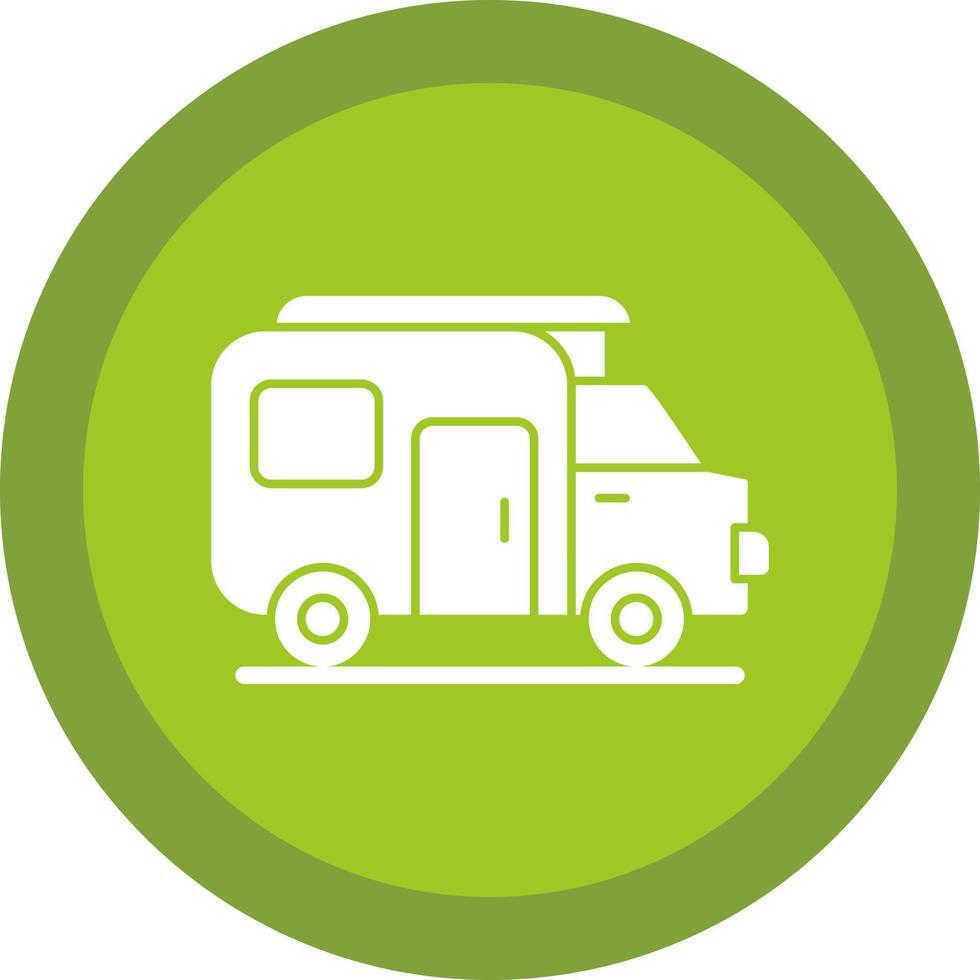 Caravan Vector Icon Design