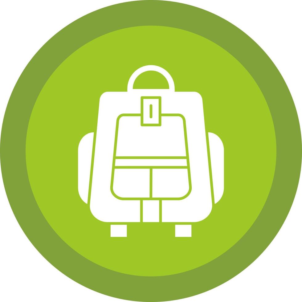 Backpacker Vector Icon Design