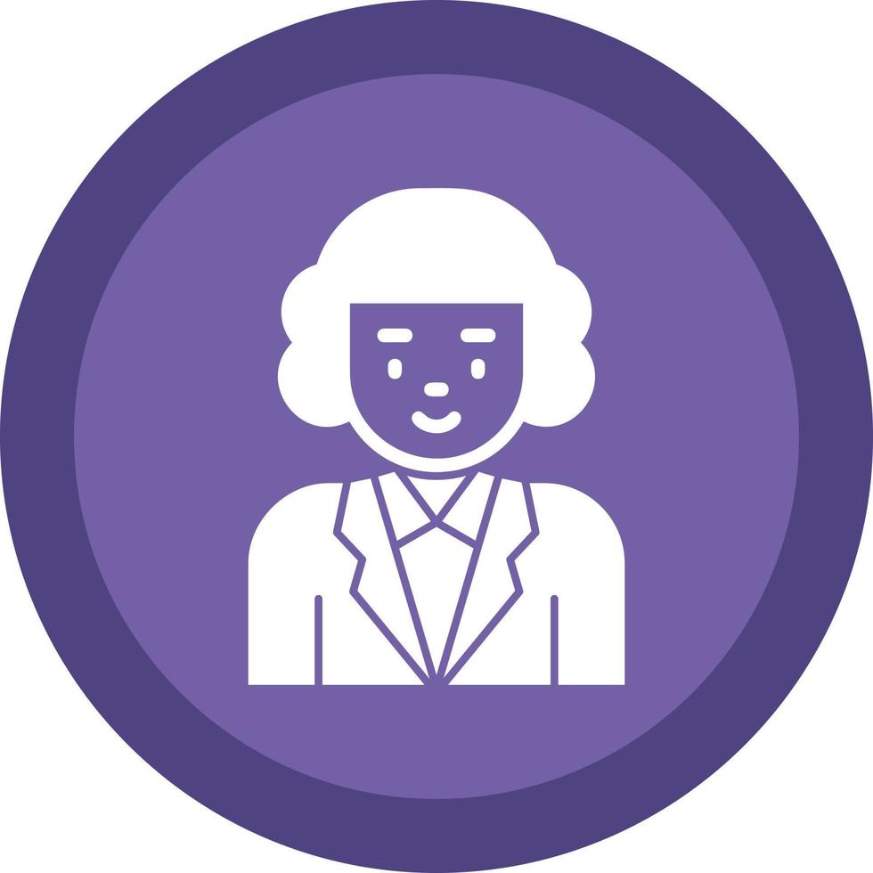 Judge Vector Icon Design