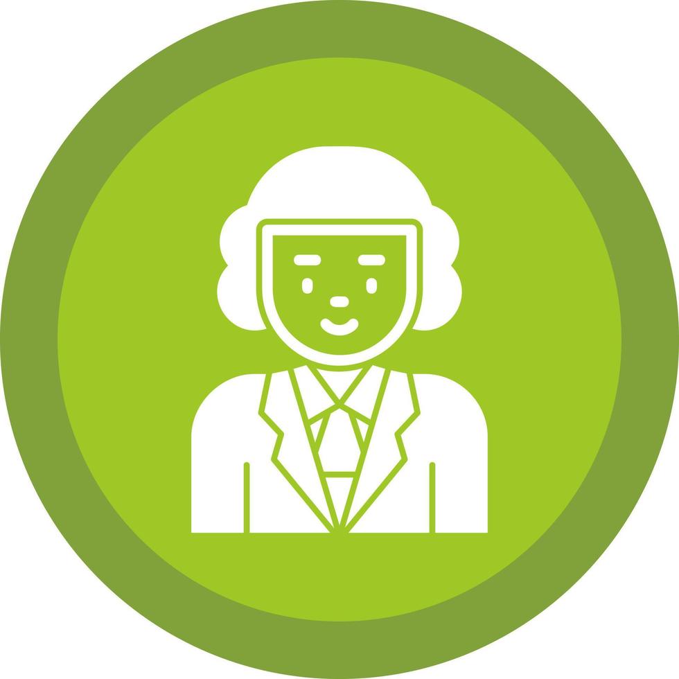 Judge Vector Icon Design