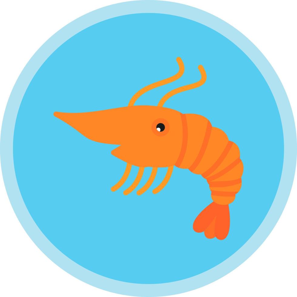 Shrimp Vector Icon Design