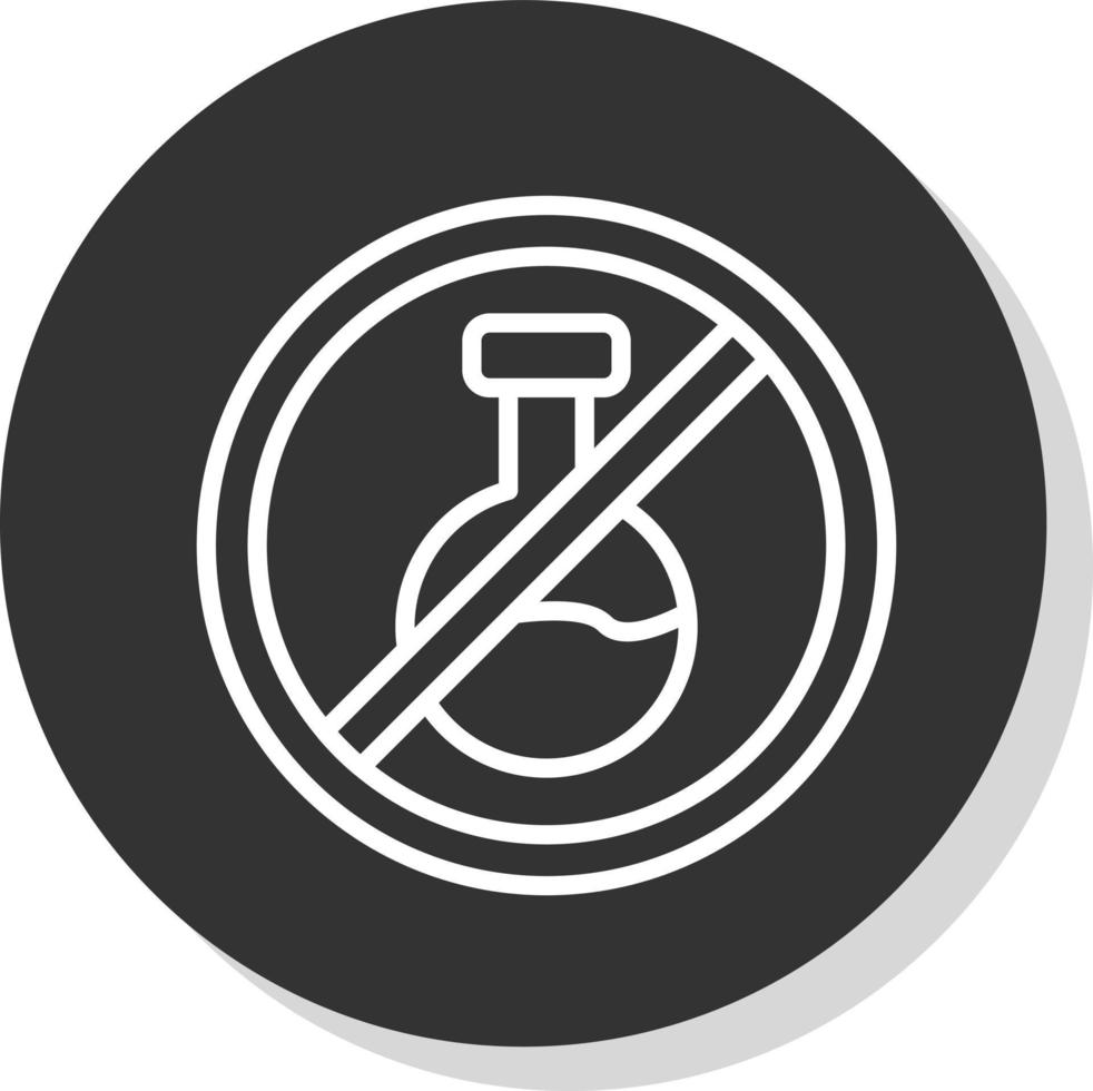 No Chemical Vector Icon Design