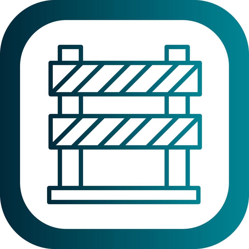 Barrier Vector Icon Design