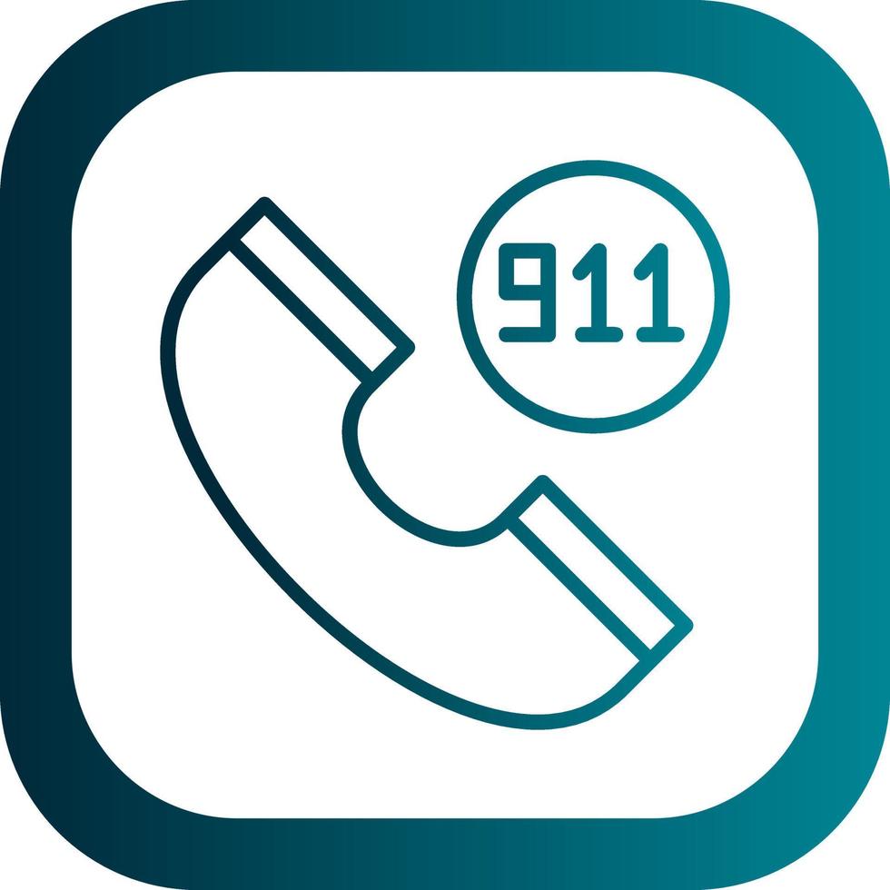 911 Vector Icon Design