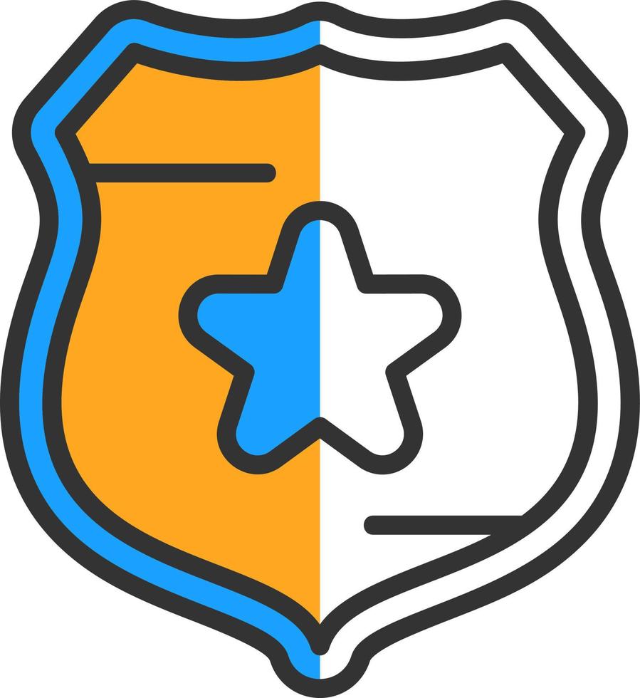 Police Shield Vector Icon Design