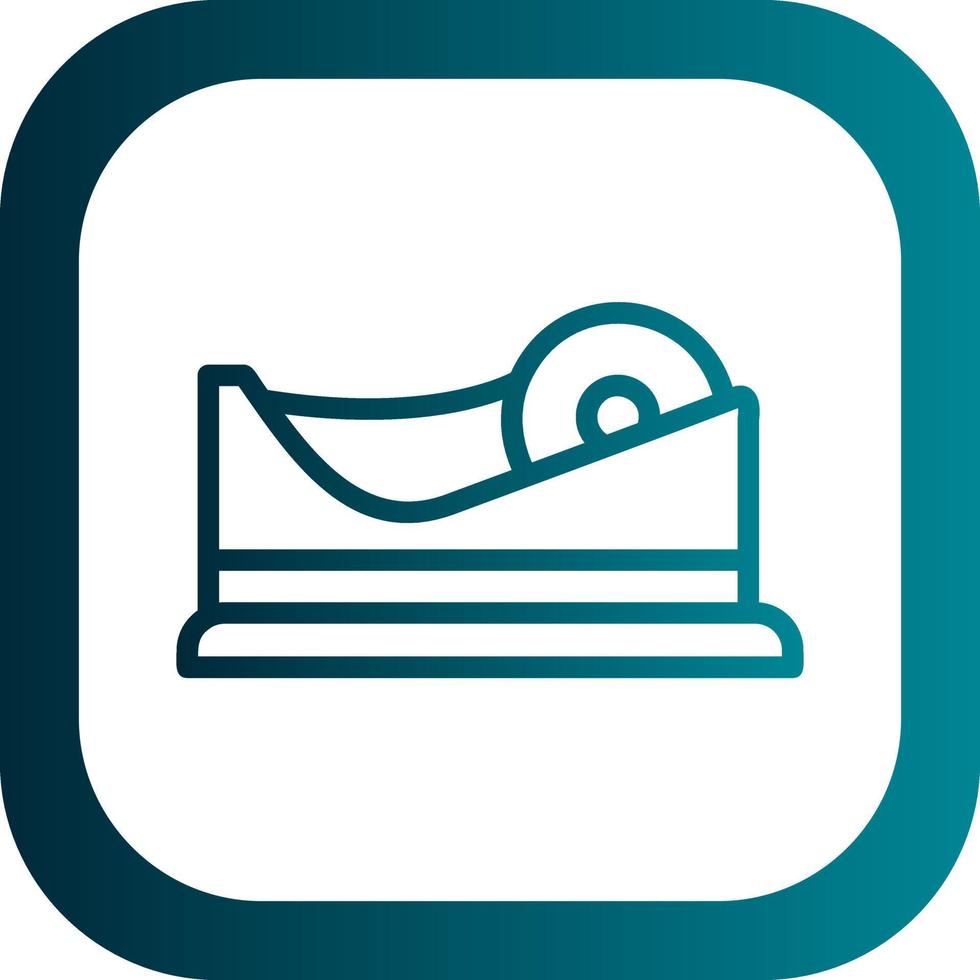 Tape Dispenser Vector Icon Design