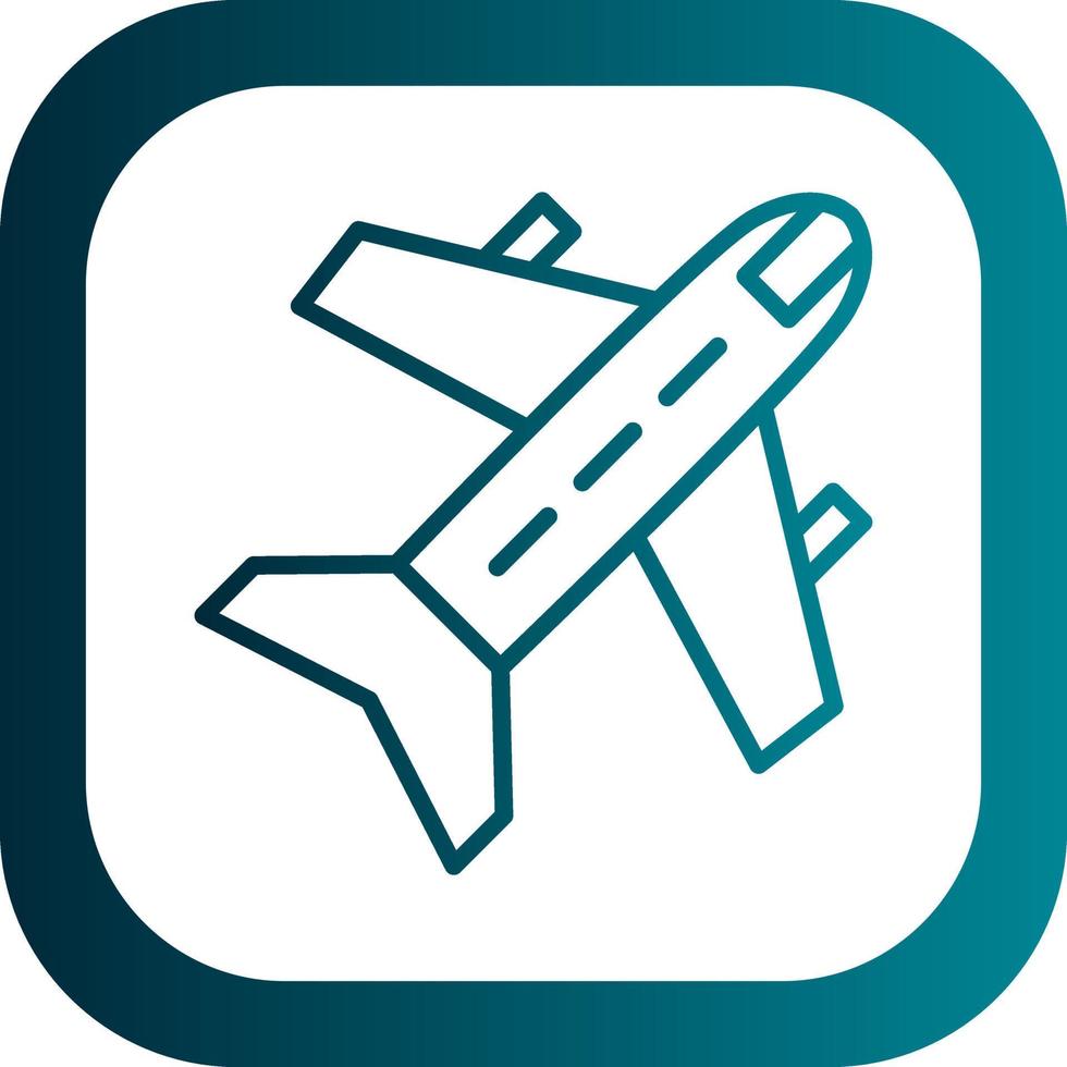 Airplane Vector Icon Design