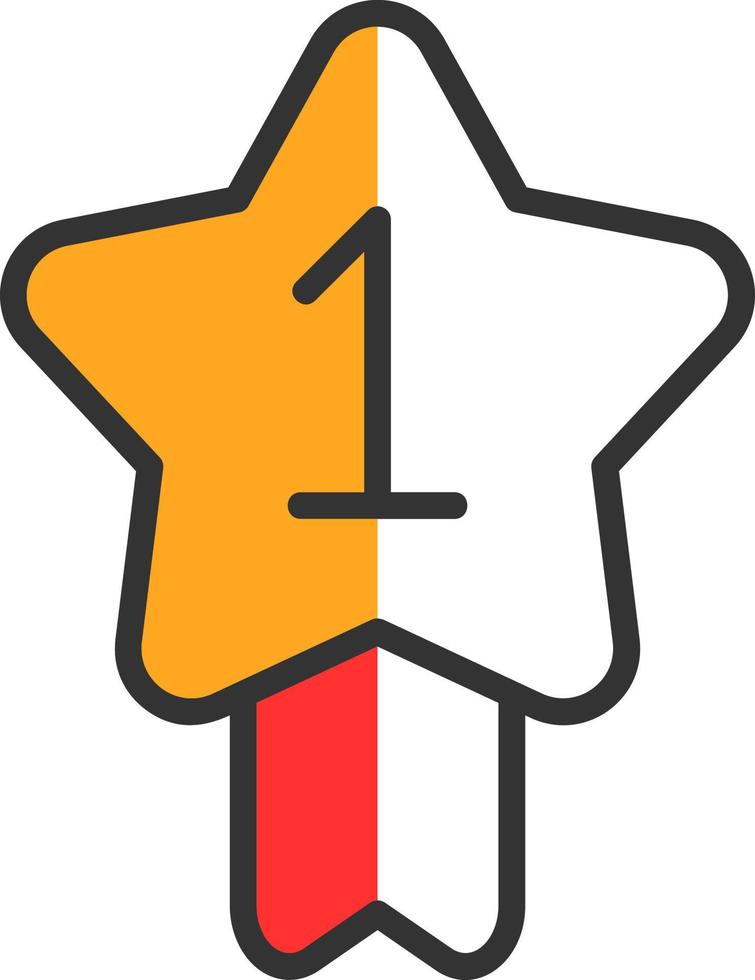 First Prize Vector Icon Design