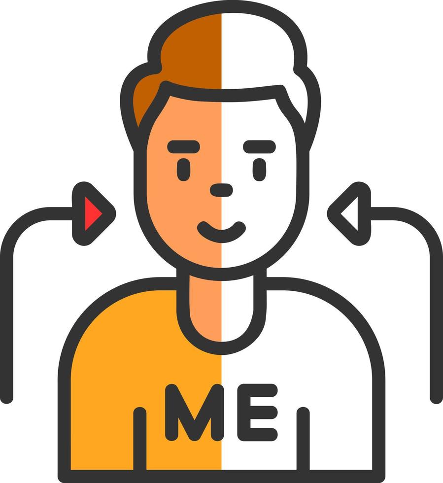 Myself Vector Icon Design