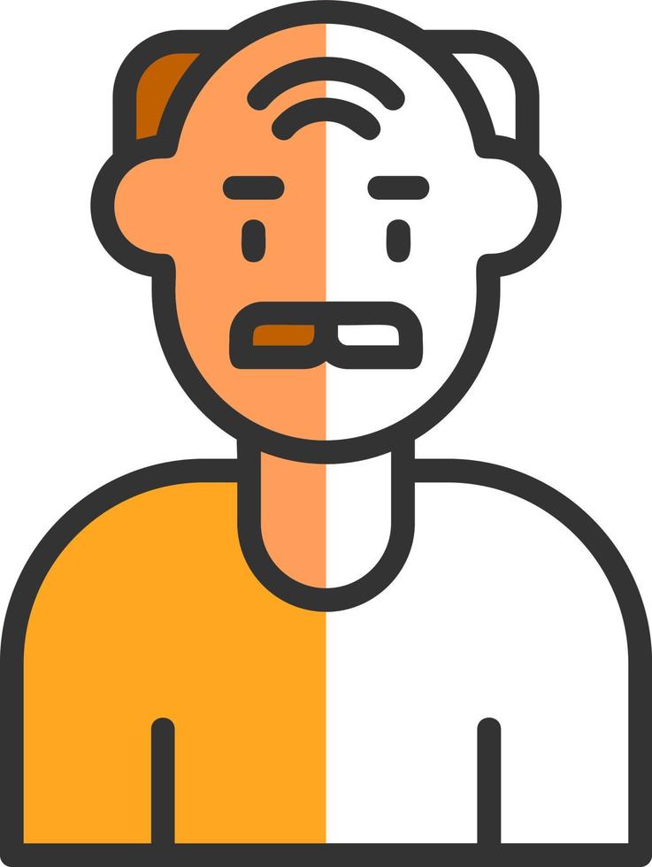 Elderly Vector Icon Design