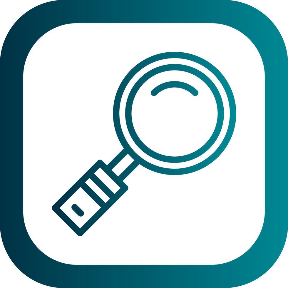 Magnifying Glass Vector Icon Design