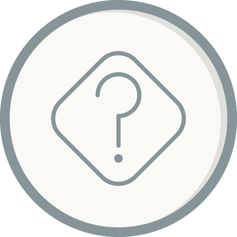 Question Mark Vector Icon