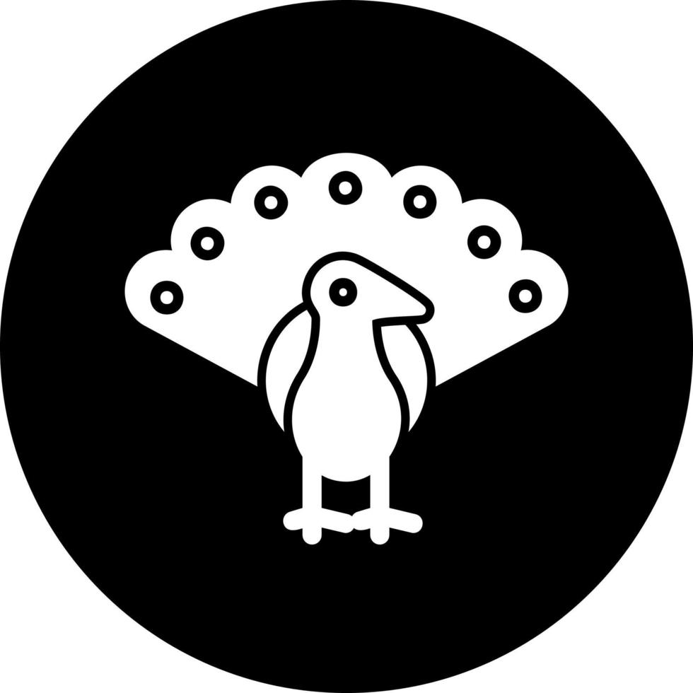 Peacock Vector Icon