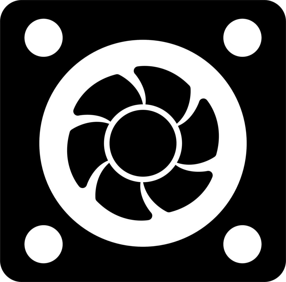 Cooling Fan Vector Icon