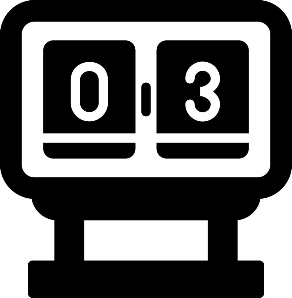 Scoreboard Vector Icon