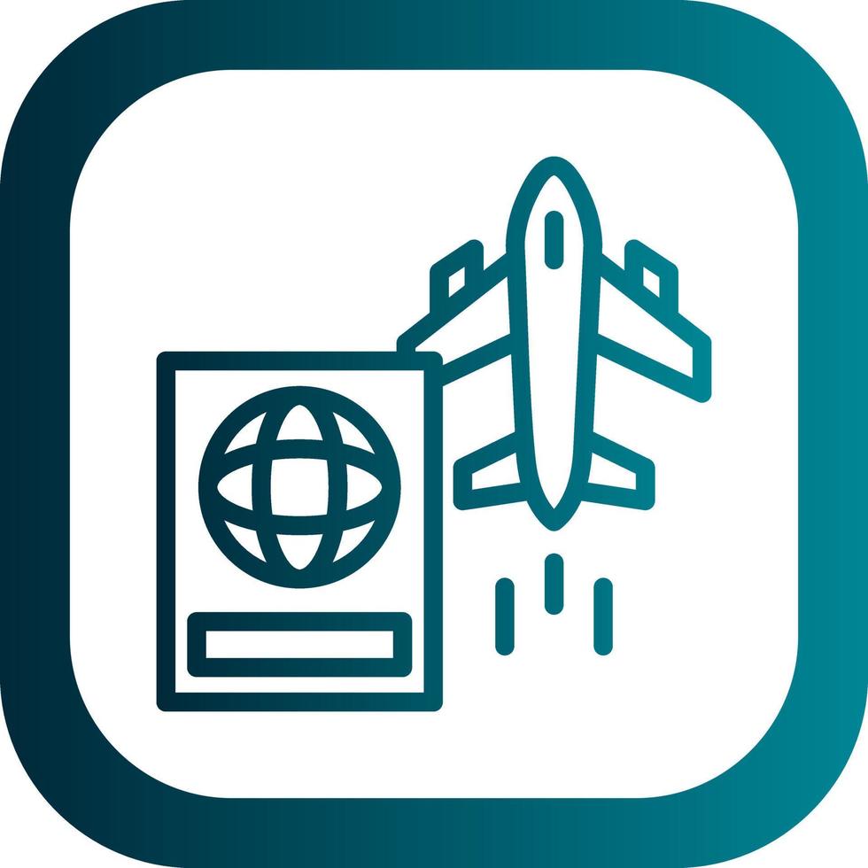 International Flights Vector Icon Design