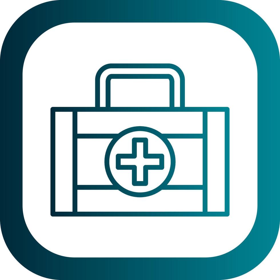 First Aid Kit Vector Icon Design