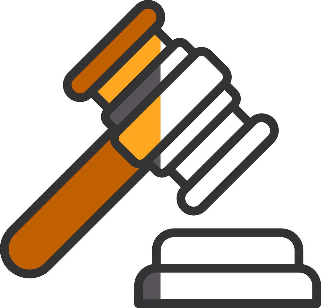 Law Vector Icon Design