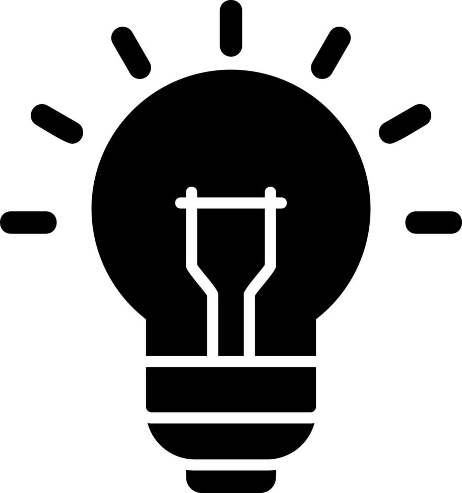 Idea Bulb Vector Icon