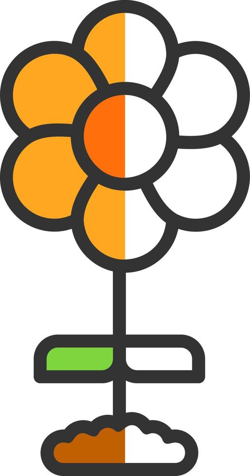 diseño de icono de vector de flor