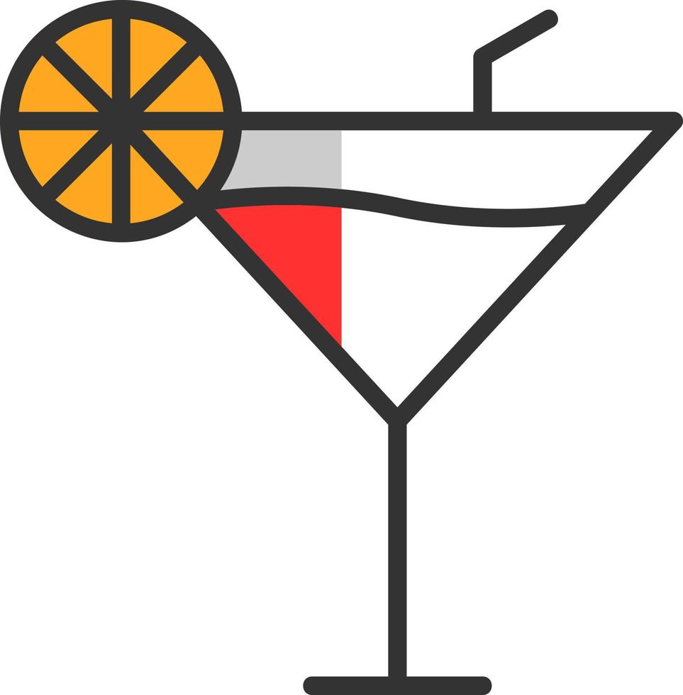 Cocktail Vector Icon Design