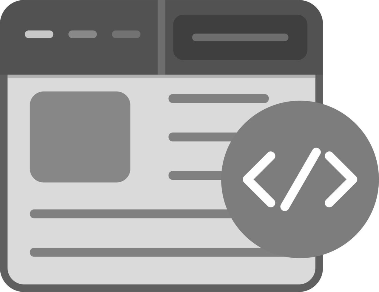 icono de vector de codificación web