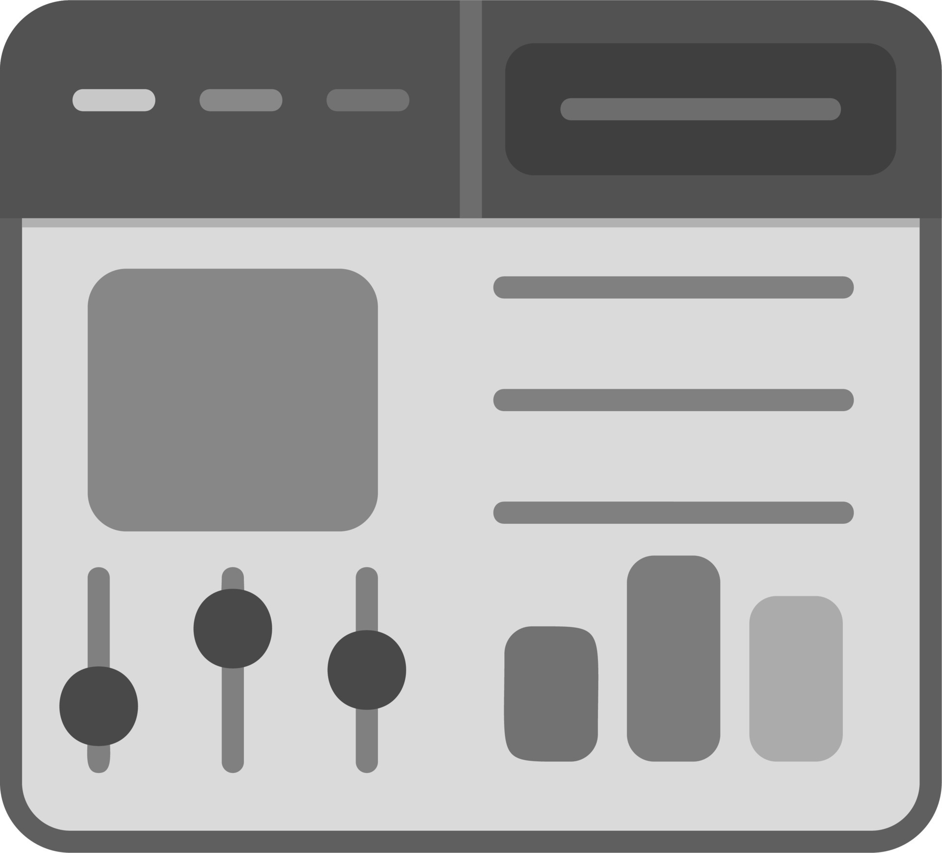 Dashboard Vector Icon 21062617 Vector Art at Vecteezy