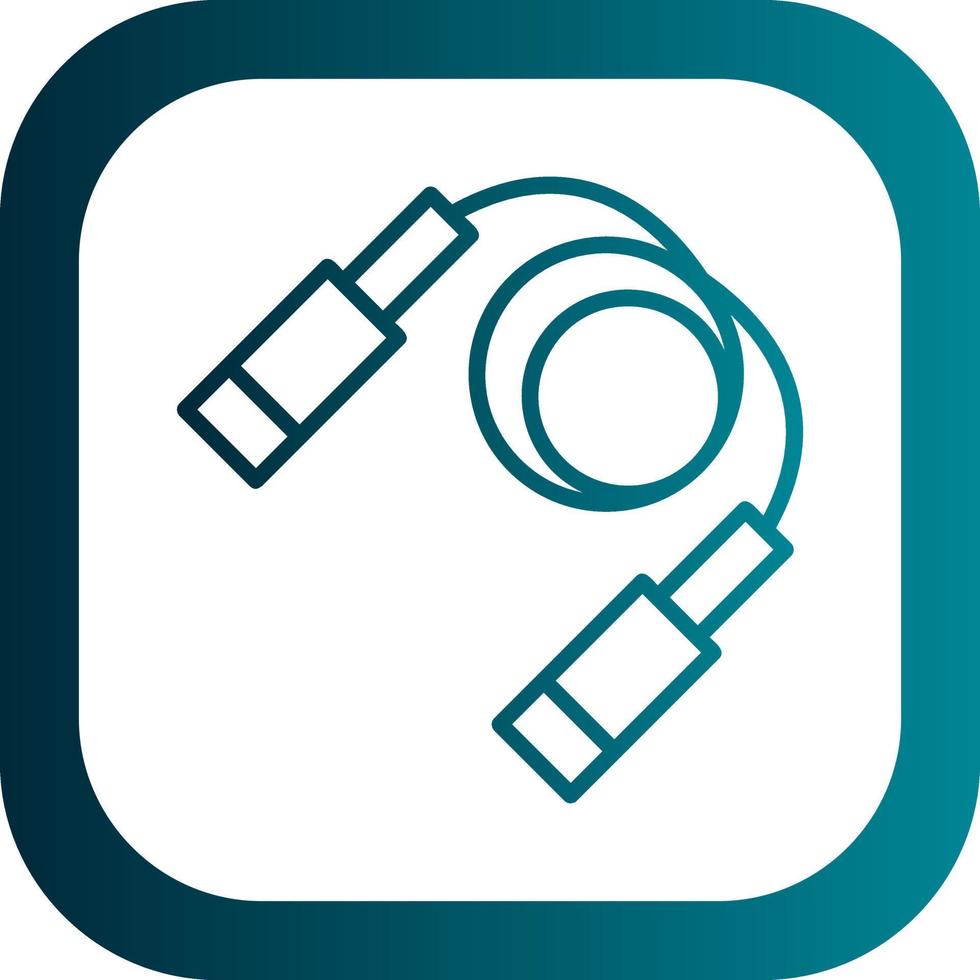 Jumping Rope Vector Icon Design